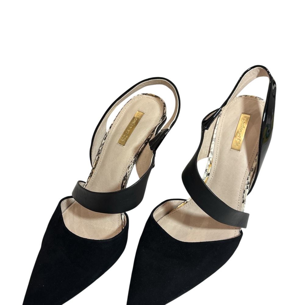 Louise et Cie Black Slingback Heels